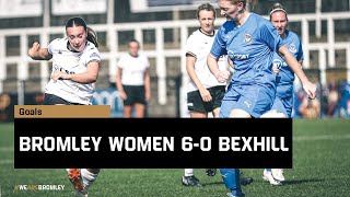 Goals Bromley Women 60 Bexhill [upl. by Eileen]