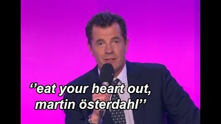 the dutch eurovision commentator reacting to martin österdahl getting booed [upl. by Ahsieken29]