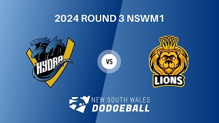 2024 NSWDL R3 Mens Div 1 Leichhardt Lions vs Villawood Hydra [upl. by Ingaberg]