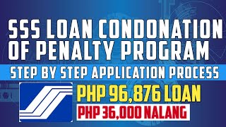 SSS LOAN PENALTY CONDONATION PROGRAM STEP BY STEP PROCESS AS OF 2022 DATING 96K NA LOAN 36K NALANG [upl. by Kaylyn]