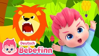 Brüll Tierstimmen  Sing mit Bebefinn  Bebefinn Deutsch  Kinderlieder [upl. by Argela493]