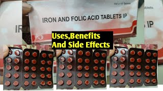 IRON AND FOLIC ACID TABLETS IP UsesBenefits And Side Effects in Hindi [upl. by Reivad715]