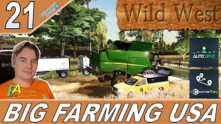 LS22 WildWest 16fach ModMap 21 Tanken und reparieren auf dem Feld AD CP FarmingSimulator22 FS22 [upl. by Shelton]