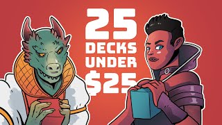 25 Commander Decks Under 25 [upl. by Annaj]