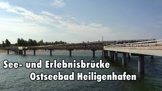 Die Seebrücke von Heiligenhafen an der Ostsee [upl. by Adoree]