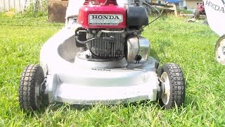 Honda HR21 SXM mower [upl. by Ettevets]