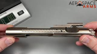 Aero Precision 556 Nickel Boron Bolt Carrier Group  APRH100070C No Commentary [upl. by Eedoj564]