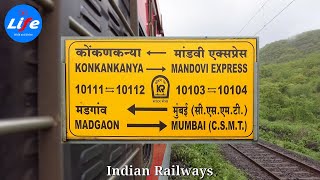 Indian Railways Journey Mandovi Express  Captivating Sounds of Train Vendors [upl. by Sayles]