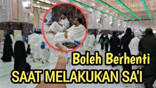 BOLEHKAH BERHENTI SAAT MELAKSANAKAN SAI [upl. by Primaveras794]