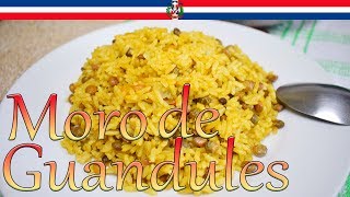 Receta Moro de Guandules con Coco  Cocinando con Yolanda [upl. by Eelhsa]