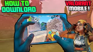 HOW TO DOWNLOAD VALORANT MOBILE IN INDIA  VALOMOBILE RAZE 20 KILLS GAMEPLAY HD 60 FPS [upl. by Anallese]