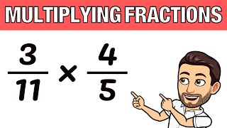 Multiplying Fractions  Simplifying By Cross Cancelling [upl. by Otilegna]