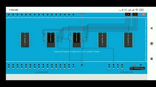 Simulation of Mod100 counter using IC 7490 decade counter [upl. by Jordon363]