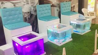 Good quality Fish Spa setup amp hybrid Garra Rufa Fish Wholesale dealer all time discount available [upl. by Homovec]