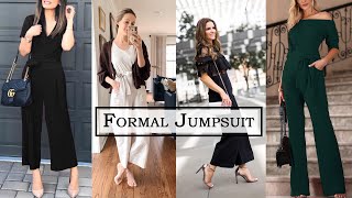 Formal Jumpsuits  2021 Jumpsuit Outfit Ideas  2021 How to Style a Jumpsuit  2021 [upl. by Aihppa]