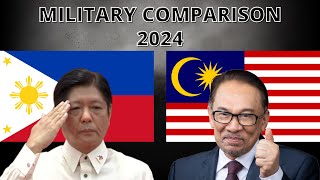 Philippines vs Malaysia Military Comparison 2024  Perbandingan Tentera Filipina vs Malaysia 2024 [upl. by Bozuwa]