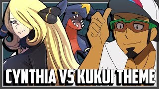 Cynthia vs Professor Kukui Pokemon Theme Battle [upl. by Nellie128]