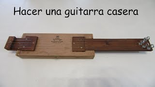 🎸 Como Hacer Una GUITARRA Casera 🎸 [upl. by Annerol]