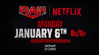 Raw on Netflix premiere from Intuit Dome in LA on Jan 6 2025 [upl. by Suu]