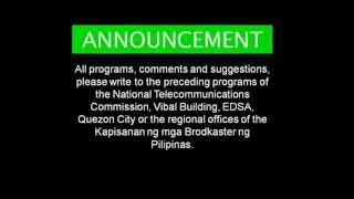 ABS CBN Channel 2 Sign Off 1989 Remake with Test Card [upl. by Anahsed]