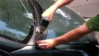 How to clean a clogged windshield drain [upl. by Vincenz]