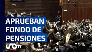 Diputados avalan creación de Fondo de Pensiones para el Bienestar [upl. by Ellerrehs]