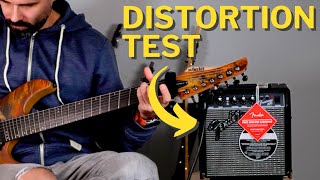 Fender Frontman 10G Distortion Test [upl. by Htebazileharas]