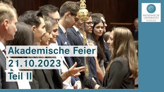 Akademische Feier der Medizinischen Universität Innsbruck 21102023 Teil II [upl. by Henley]