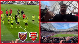 Declan Rice Silences The Haters West Ham Vs Arsenal Matchday Vlog [upl. by Draned]