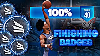 HOW TO MAX OUT FINSHING BADGES IN 24 HRS FASTEST FINISHING BADGE METHOD IN NBA 2K22 CURRENTNEXT [upl. by Gaeta]