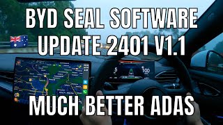 BYD Seal OTA Software Update 2401 V11 Australia Walkthrough and Drive [upl. by Guglielmo]