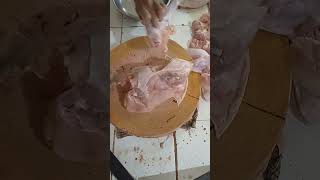 How to debone a whole chickencarapotongayam ayampotong chicken [upl. by Silverman]