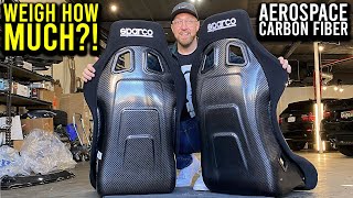 My new carbon fiber Sparco QRTC seats [upl. by Etom]