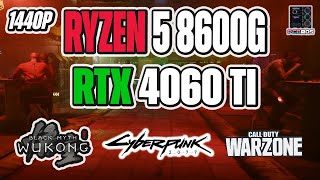 Ryzen 5 8600G  RTX 4060 Ti Benchmarks  3 Games Tested [upl. by Nicholas269]