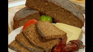 köstliches Schwarzbrot aus Sauerteig [upl. by Anilok]