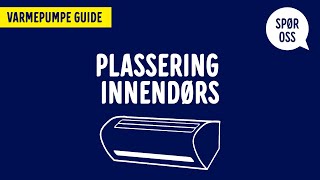 Varmepumpeguide – Plassering innendørs [upl. by Ajax]