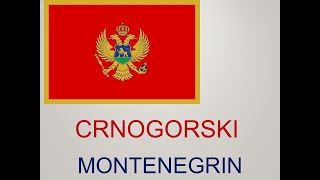 Montenegrin Language Basic Phrases1 [upl. by Nador327]