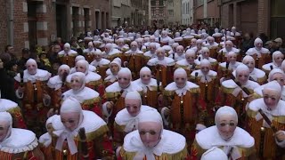 Sans frontières  Le carnaval de Binche l’un des plus anciens de Belgique [upl. by Mcdade]