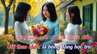 Tháng năm học trò Karaoke Lớp 9  Kết nối tri thức  Mới nhất [upl. by Tadd]