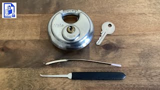 926 Yale Disc Padlock picked open Do cheap lock picks actually work and are they worth buying  🤔 [upl. by Atnohsal]