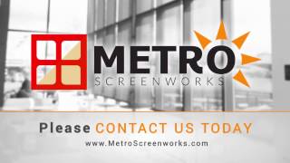 Metro Screenworks Custom Window Screens [upl. by Atnoid]