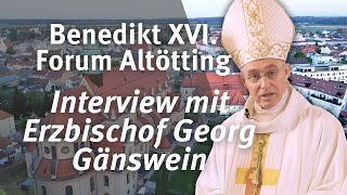 Live – Benedikt XVI Forum in Altötting Interview mit Erzbischof Gänswein  14072024 [upl. by Bramwell]