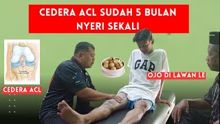 MCO ARIF  CEDERA ACL SUDAH 5 BULAN NYERI SEKALI KARENA BANYAK BAKSONYA [upl. by Zelma]