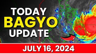 Today Bagyo Update July 16 2024  Low Pressure Area in the Philippines Today Update  PAGASA Update [upl. by Tnarb]