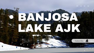 Latest snowfall at Banjosa Lake Rawalakot Azad Kashmir [upl. by Siulegroj]