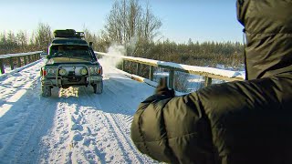 Insanely Dangerous Ice Bridge Crossing  Worlds Most Dangerous Roads Series 2  BBC Studios [upl. by Aikaz]