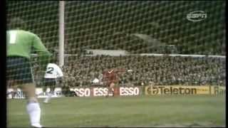 Terry McDermott goal of the season Liverpool v Tottenham 1980 [upl. by Steinman]