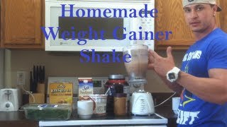 HighCalorie NutrientDense Weight Gainer Shake Homemade Recipe [upl. by Erland]