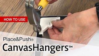 How to install CanvasHangers™ [upl. by Hacceber]