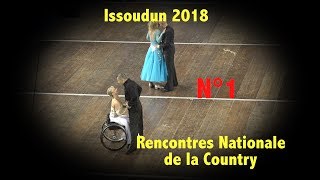 Côté show FFCLD Rencontres Nationales de la Country à Issoudun samedi 24 mars 2018 [upl. by Aivart]